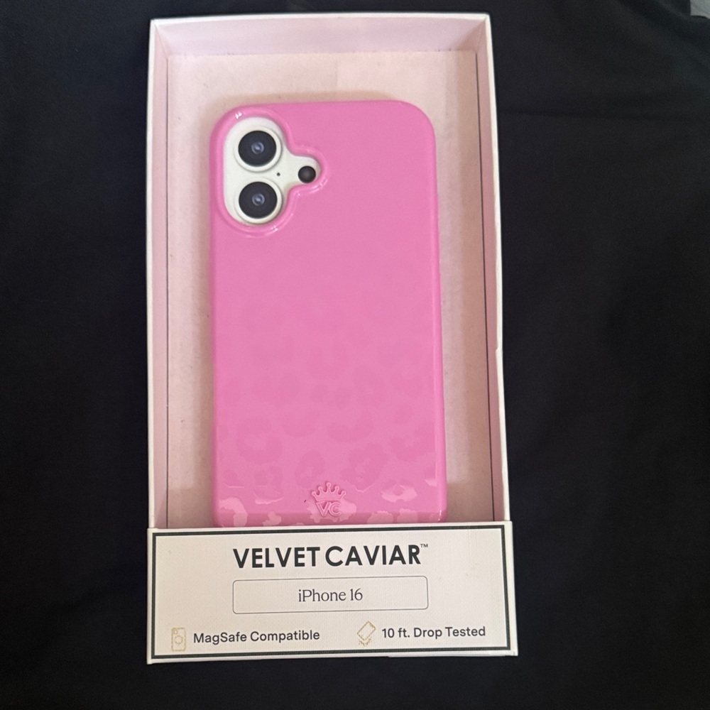 Velvet Caviar Vibrant Pink iPhone 16 Case